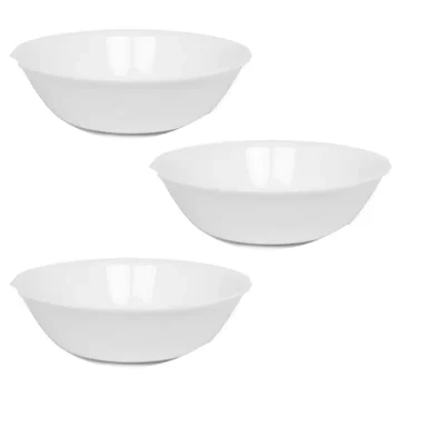 White Melamine Snacks Plate, Size 5 inch, Shatterproof Snacks Serving Dish, 12-Pieces, for Restaurant