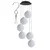 Gramstrong Wind Solar Ball Chimes Outdoor Color Changing Snow Ball Wind Chime Birthday Lights for Yard, Garden and Home