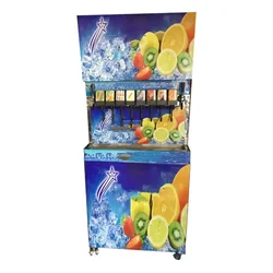 Commercial 10 Flavour Stand Type SS 304 Soda Vending Machine with Cylinder and set of soft drink concentrate mix