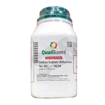 QUALIKEMS Sodium Sulphate Anhydrous LR 500gms CAS No 7757-82-6 Drying Agent