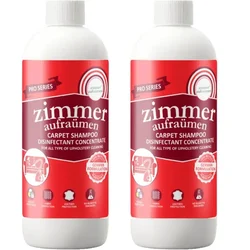 2 Pcs of Zimmer Aufraumen (450ml x 2pcs) Carpet Shampoo Disinfectant Concentrate For All Type of Upholstery Cleaning