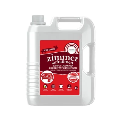 Zimmer Aufraumen Pro 5 Liters Sofa, Carpet, Upholstery Cleaning Shampoo & Liquid