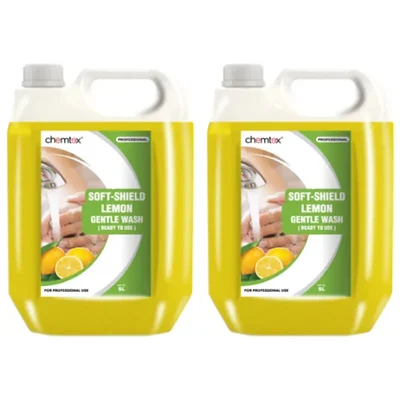 2 Pcs of Chemtex (5 Liter x 2 pcs) Soft-Shield Max Lemon Gentle Wash