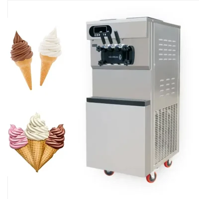 Premium Quality 20L Stainless Steel Dual Compressor Softy Ice Cream Machine