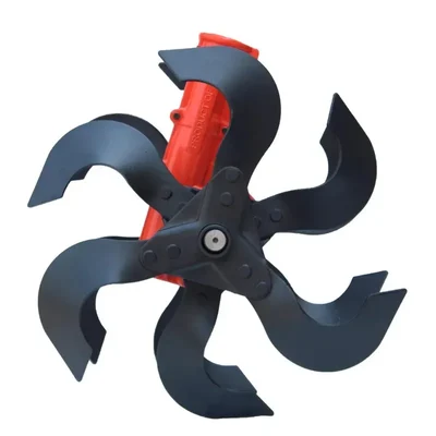 Soilcart Premium Quality 15 Inch Heavy Duty Ditcher Attachment, 28 mm 9 Spline for Petrol Brush Cutter