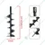 Heavy Duty 4 Stroke 82 cc Earth Auger with 4 & 8 inch Auger Bit | Post Hole Digger Machine