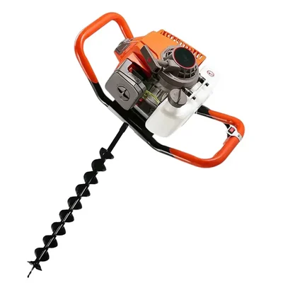 GT Shakti 2 Stroke 63 CC Earth Auger / Post hole digger / Soil Digger With 2.4 Inch Auger Bit
