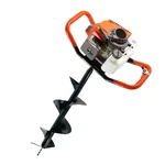 GT Shakti 2 Stroke 63 CC Earth Auger / Post hole digger / Soil Digger With 10 Inch Auger Bit