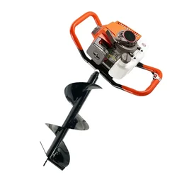 GT Shakti 2 Stroke 63 CC Earth Auger / Post hole digger / Soil Digger With 12 Inch Auger Bit 