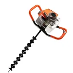 GT Shakti 2 Stroke 63 CC Earth Auger / Post hole digger / Soil Digger With 4 Inch Auger Bit