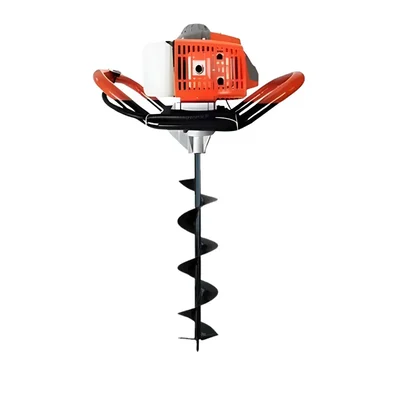Sprayman 68 CC Petrol Earth Auger with 6 Inch Bit | 2 Stroke Soil Drilling Machine SEA-7000