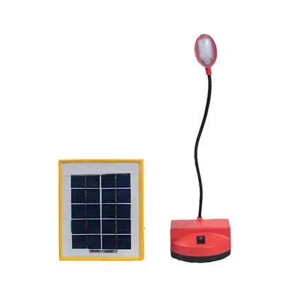 Solar Universe India  Solar Study rechargeable Lamp with Solar Panel for efficient charging