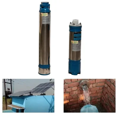 Solar Universe India 0.5HP Solar Water Submersible Pump with 60 feet (18.28 m) Depth