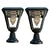 Gramstrong Solar Aero Gate Light, Dusk to Dawn Waterproof Solar Lamp Outdoor Post Light (Pack of 2) with 1 Year Warranty