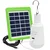 GIGAWATTS GW-168B 7W Solar LED Portable Bulb with 6V Panel 2600 mAh Battery for Camping Home Office (1 Pc, White)