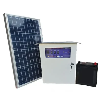 RB Solar 18 KV Solar Zatka Machine Combo Full Set With 40W Solar Panel & 12V 26Ah Battery, For 90 Acre Area