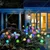 GIGAWATTS GW-303WW 8 LED Garden Solar Firefly Lights BIS Approved Waterproof with Battery & Panel for Lawn & Pathway 