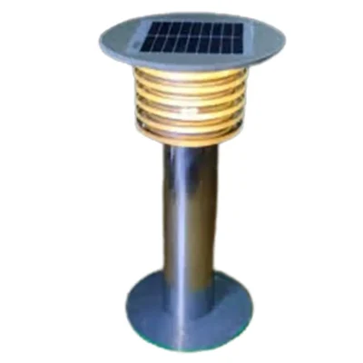 Premium Quality 2.5 Feet Solar Garden Light with 5W Solar Panel Gate Light For Outdoor Usage and Garden Decoration