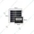 Gramstrong Solar 400w Flood Cool White Light with Rechargeable Battery, Solar Panel for Garden Lawn And Outdoor Usages
