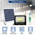 GIGAWATTS 200W Solar Flood Light with 20W Panel & Remote Control Rechargeable Cool White Lights for Outdoor Indoor
