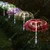 GIGAWATTS 4 Pcs Jellyfish Solar Garden Light Automatic Multicolor Changing Decorative Flowers Pot Lamp for Festival, Lawn & Outdoor