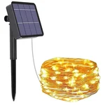 Gramstrong Solar Fairy String Light 12m Decorative Lamp with 800 mAh Ni-MH Outdoor (Pack of 1) For Garden Decoration
