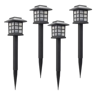 Premium Quality Solar LED Garden Light, Landscape Lighting Sun Powered Lanterns For Outdoor Decoration (Pack Of 4)