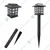 Premium Quality Solar LED Garden Light, Landscape Lighting Sun Powered Lanterns For Outdoor Decoration (Pack Of 4)