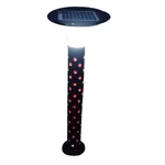 Premium Quality 2.5 Feet Solar Garden Light with 5W Solar Panel Gate Light For Outdoor Usage and Garden Decoration
