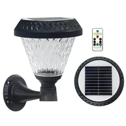 Gramstrong Solar Garden LED Waterproof Wall Lamp for Home Decoration and RGB Flashing Modes Wall Light for Outdoor Usage