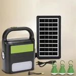 Gramstrong Republic RL-6390 HLS Solar Home Lighting System With Mini Solar Inverter, LED Tube & Bulb