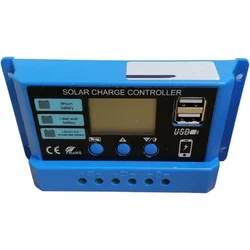 Gramstrong Solar 30 Amps, 12/24 Volt Solar Panel Charge Intelligent Controller With Dual USB Port and Display