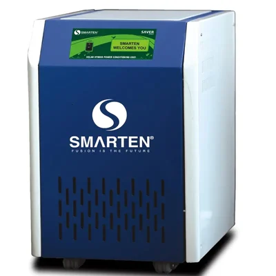 Smarten 10000 Pure Sine Wave Commercial Solar Inverter 10kVA 120VDC 50A SCC for Commercial Power Backup