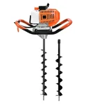 Sprayman 52 CC Petrol Earth Auger with 2 & 4 Inch Bits | Dual Bit Post Hole Digger SEA-5500