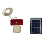 Gramstrong Study Desk Lamp with Pen & Mobile Holder and 2.5W Solar Panel for Home, RV and  Camping 