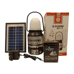 Gramstrong Rechargeable 6 Volt Battery Lantern Light with Solar Chargeable (6 Month Warranty) For Home and Indoor Usage 