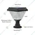 Gramstrong Solar Large Pillar Post Gate Light 7-color LED Lighting and Making it an Excellent Choice for Outdoor Use
