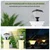 Gramstrong Solar Large Pillar Post Gate Light 7-color LED Lighting and Making it an Excellent Choice for Outdoor Use