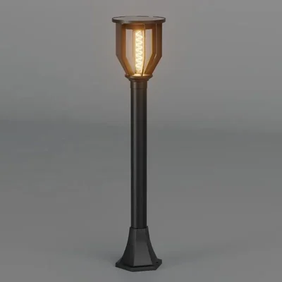 Gramstrong Republic Fancy Tower Secret Tungsten Style Solar LED Lamp With 5V/2W Solar Panel For Outdoor Use