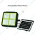 Gramstrong Solar Lighting System and Power Bank, Solar Flood Light with Solar Panel and 2 Bulb for Home and Outdoor Use