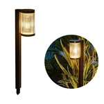 GIGAWATTS GW-233 Solar LED Pathway Lamp Light with 800mAh Ni-MH Battery & Panel for Walkway, Garden, Yard Decoration