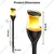 GIGAWATTS GW-230 Solar Flame Lamp with BIS Approve Solar Powered 800mAh Pathway Lights for Garden & Outdoor Decoration