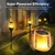GIGAWATTS GW-230 Solar Flame Lamp with BIS Approve Solar Powered 800mAh Pathway Lights for Garden & Outdoor Decoration
