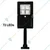 Gramstrong Republic 4-Reflecter Tiger 10W Solar Waterproof Street Light Of 72LED For Street & Garden Lighting Purpose