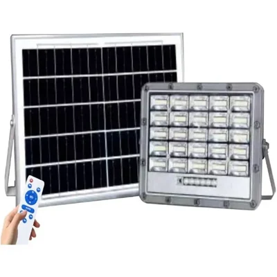 V-TAC 50W Solar Led Flood Light, 6W Solar Panel With Beam-Angle Motion Sensor And Remote Control With 2 Years Warranty
