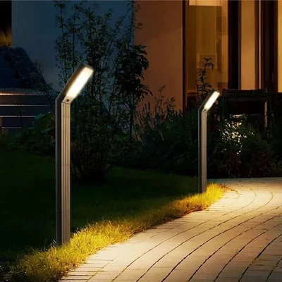 Gramstrong Republic Single Lawn Lamp Bollard Spike With 5V/2W Solar Panel For Outdoor Use