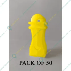 76mm Yellow Plastic Insulator for Solar Fencing/Solar Energizer (Pack of 50)