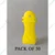 76mm Yellow Plastic Insulator for Solar Fencing/Solar Energizer (Pack of 50)