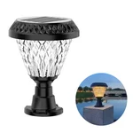 Gramstrong Solar Medium Pillar Post Gate Light with 7 Color LED for Outdoor Use an Ideal Choice For Outdoor Illumination