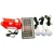 Gramstrong Solar Mini Inverter Emergency Light with 9V Solar Panel, 6V Battery, 3 x 6 W Bulbs and Cables for Home and Outdoor Use